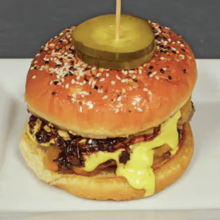 Bourbon Bacon Jam Burger.