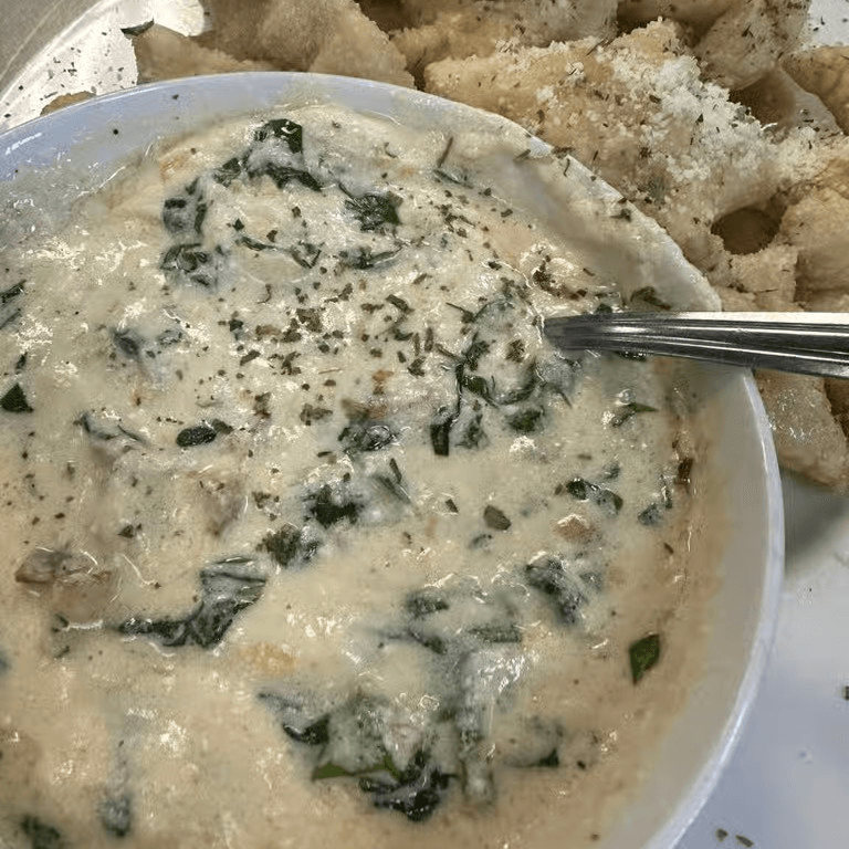 Spinach, Artichoke, and Bacon Dip.