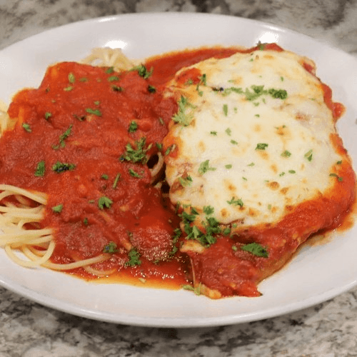 Eggplant Parmigiana.