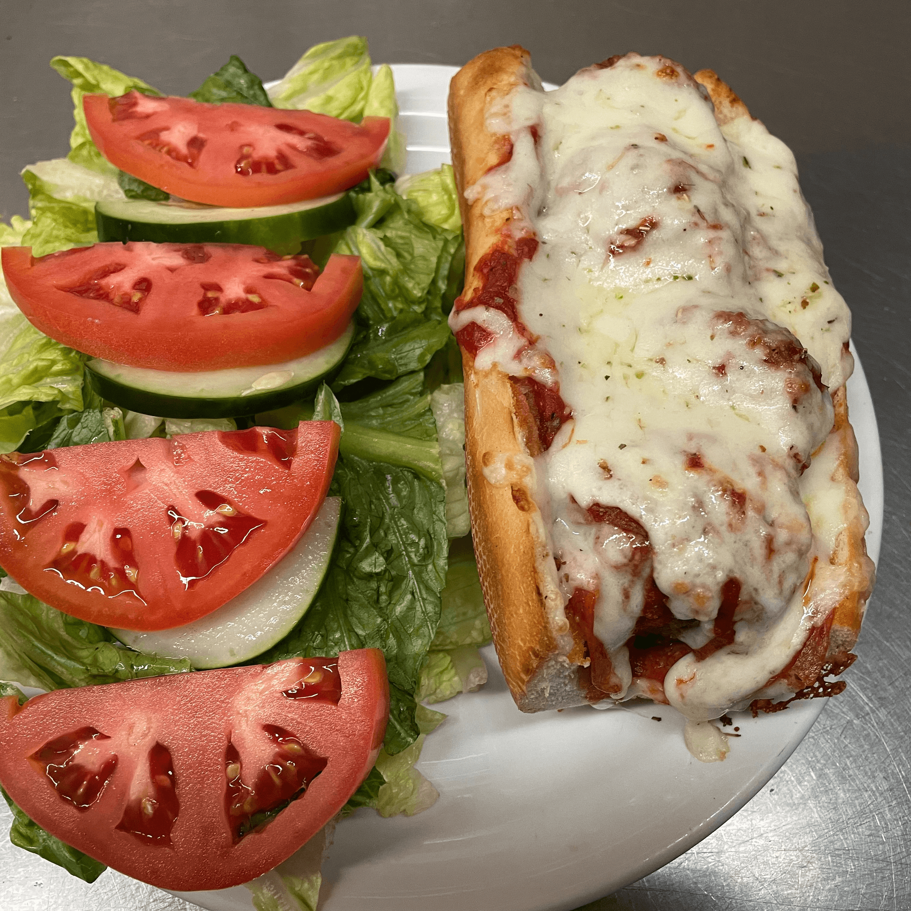 Italian Meatball Sandwich.