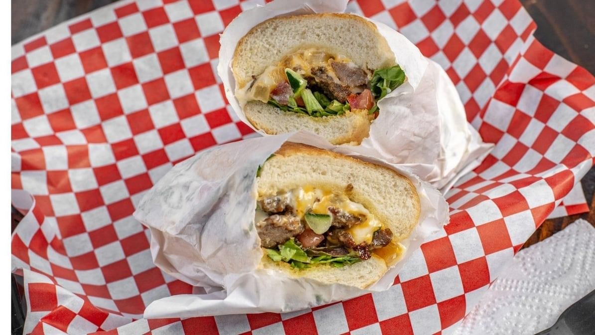 Gyro Philly Steak Sandwich.