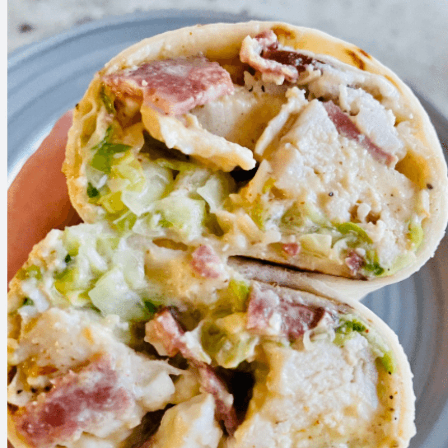 Tuesday  - Chicken Caesar Salad Wrap with Bacon