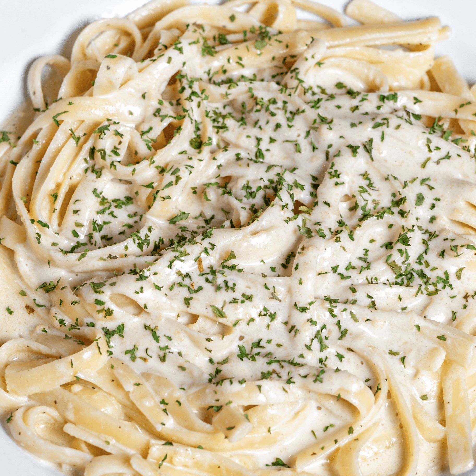 Fettuccine Alfredo.