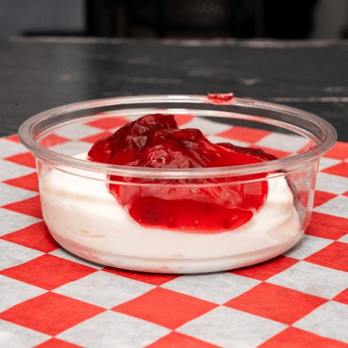 Strawberry cheesecake.