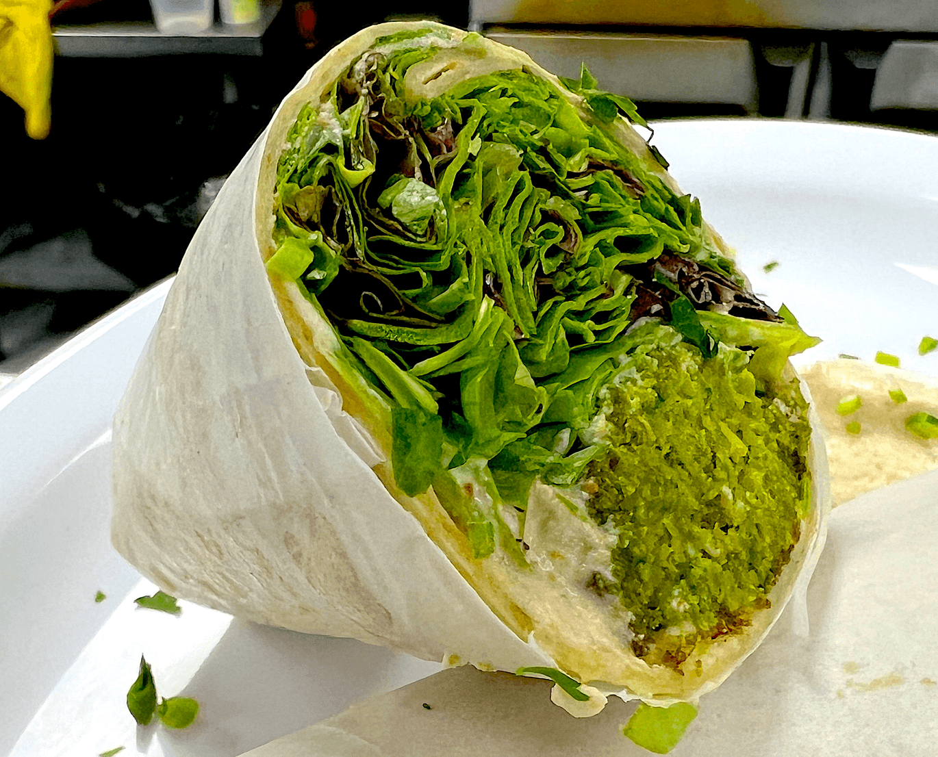 Falafel Wrap (c).