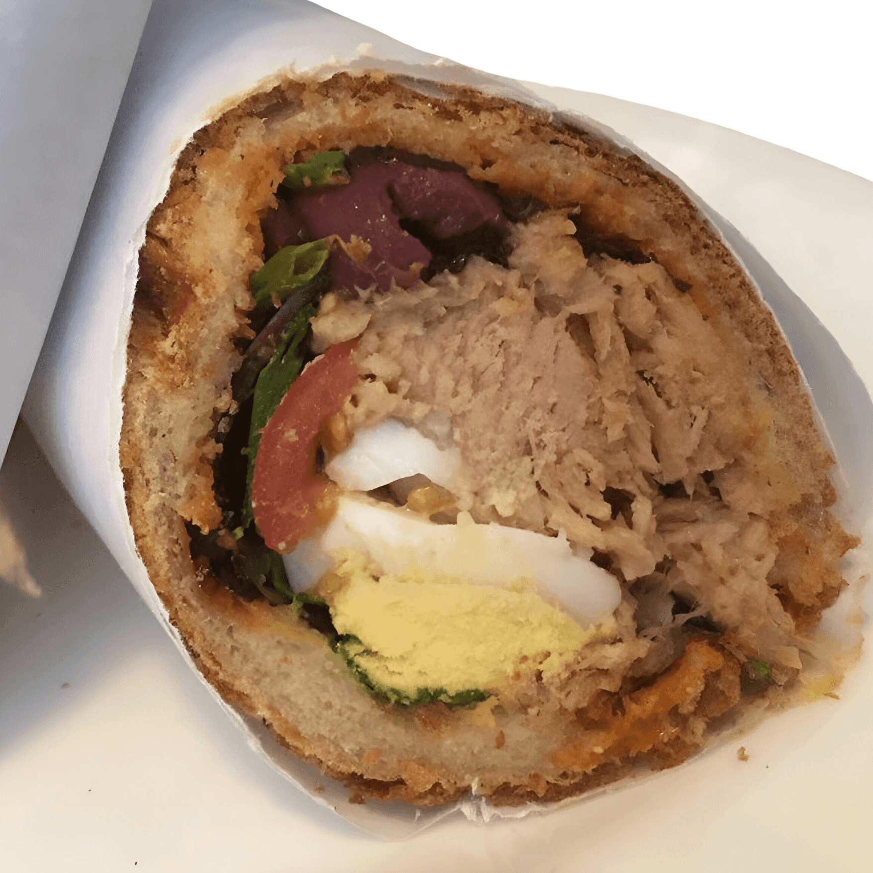 Mediterranean Tuna Wrap.