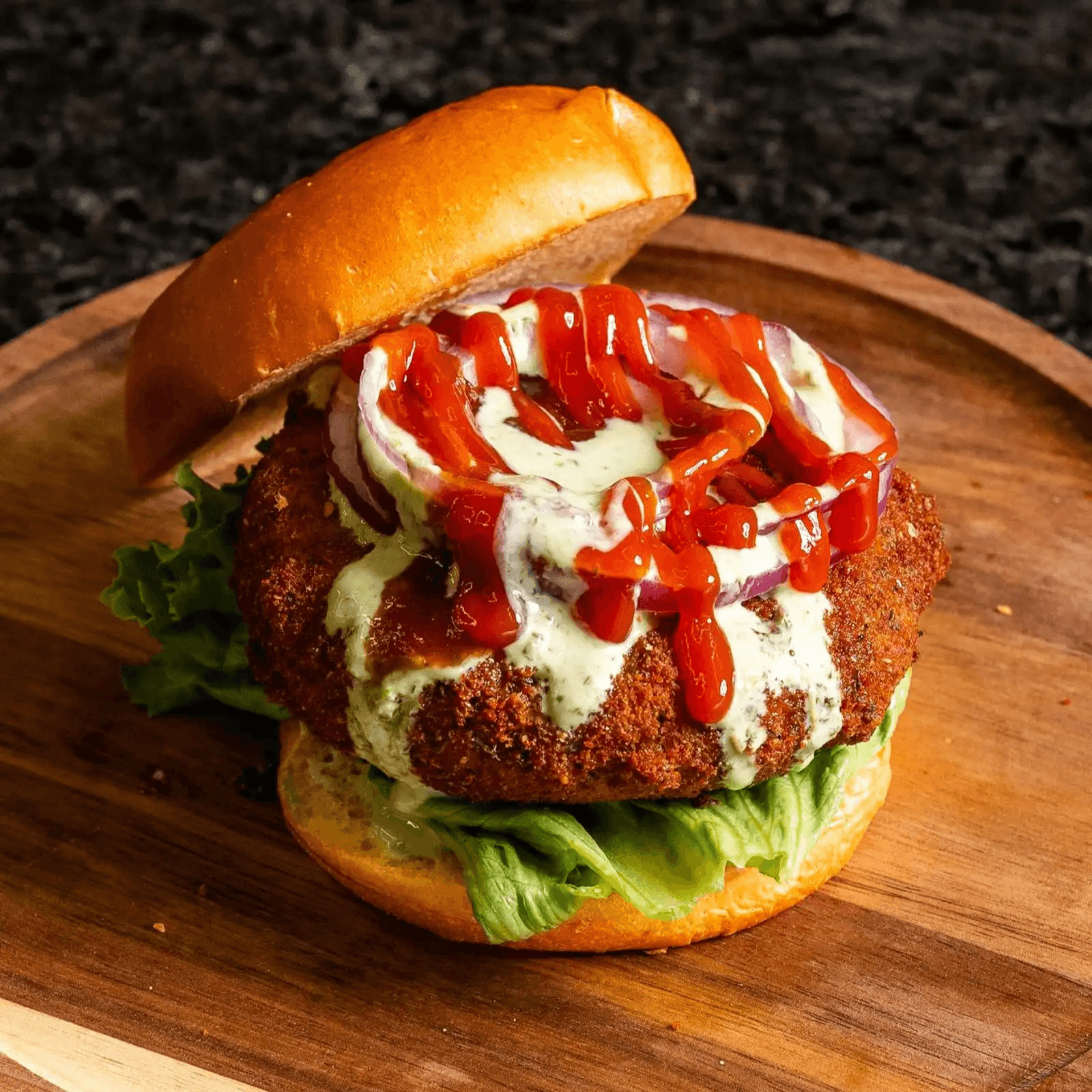 Aloo Tikki Burger.