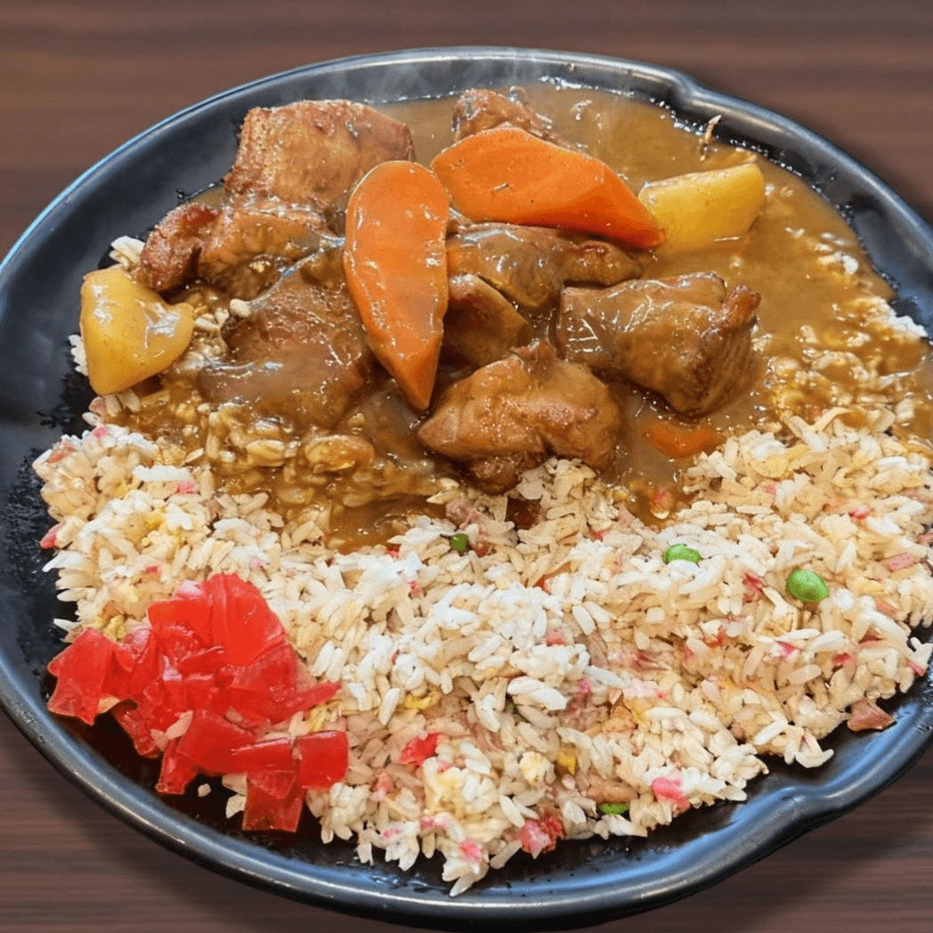 Mochiko Chicken Curry Rice.