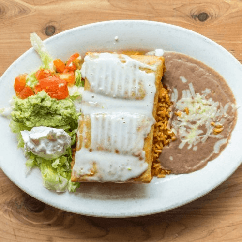 Chimichanga Dinner.