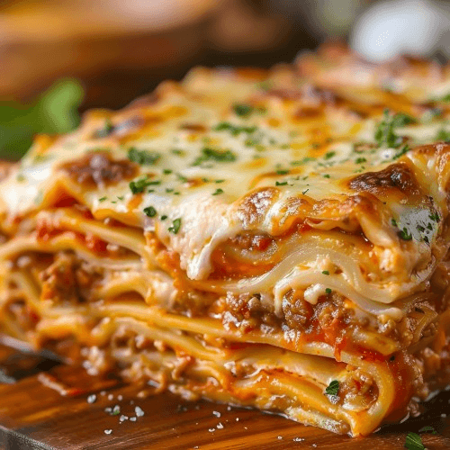 Meat Lasagna.