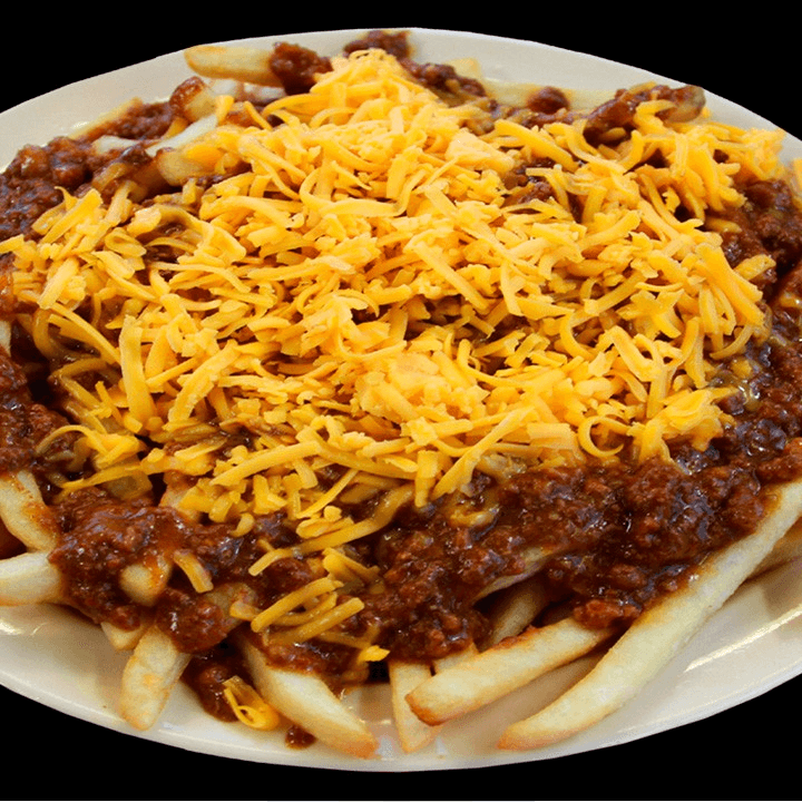 Chili Cheese Fries - Large.