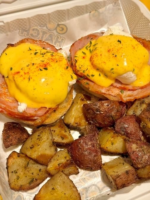 Classic Egg Benedict.