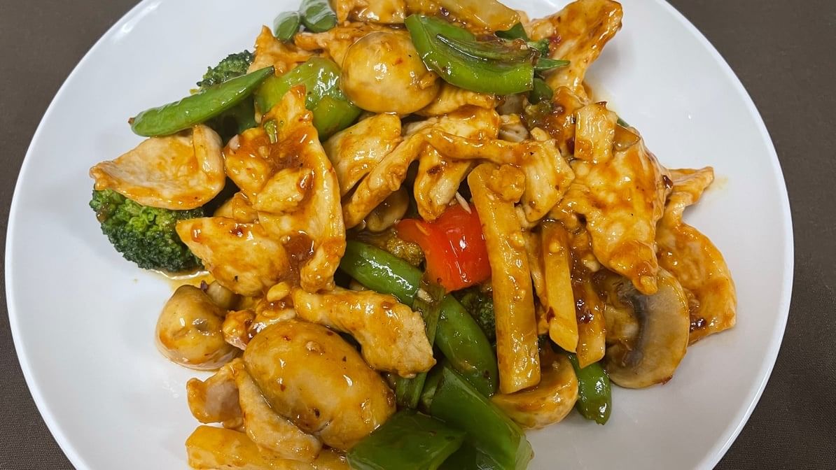 Chicken With Mixed Vegetables.