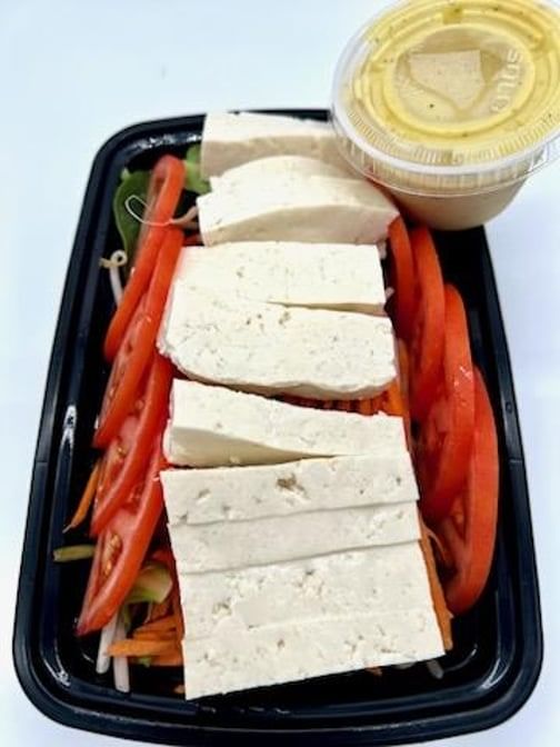 Tofu salad.