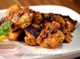 Chicken Achaari Tikka.