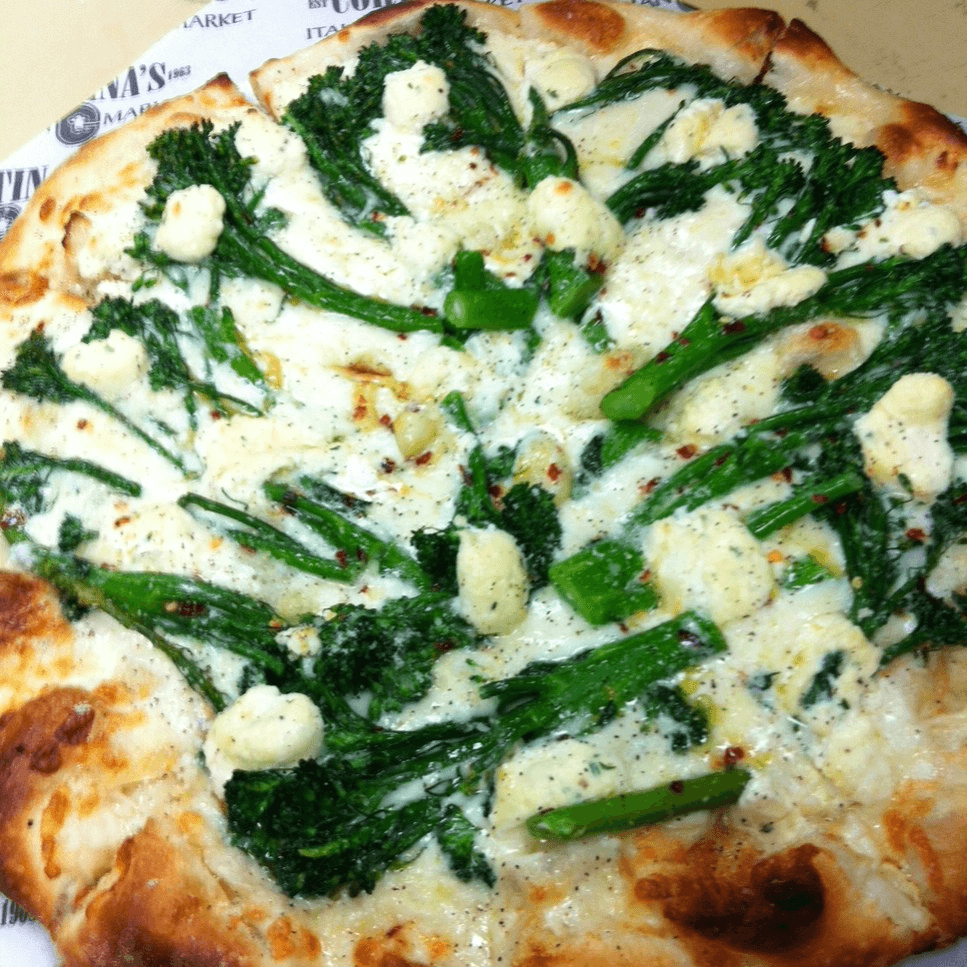 Italian White Pizza.