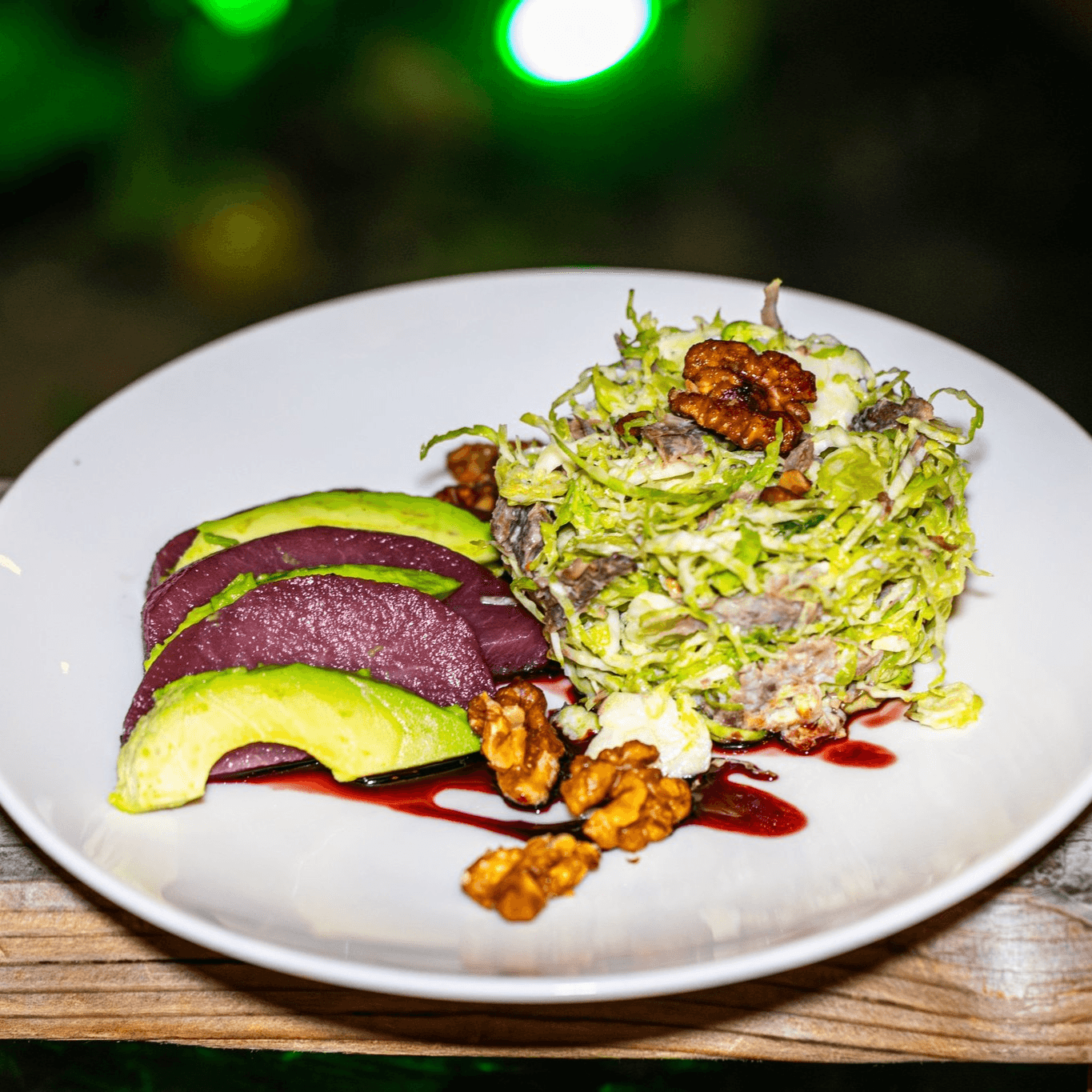 Winter Salad with Duck Confit.