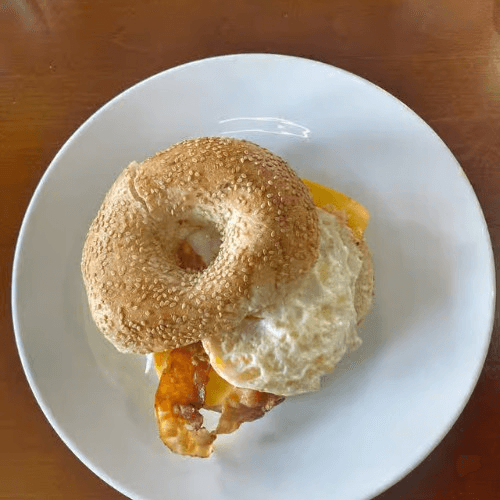 Bagel, Bacon, Egg & Cheese.