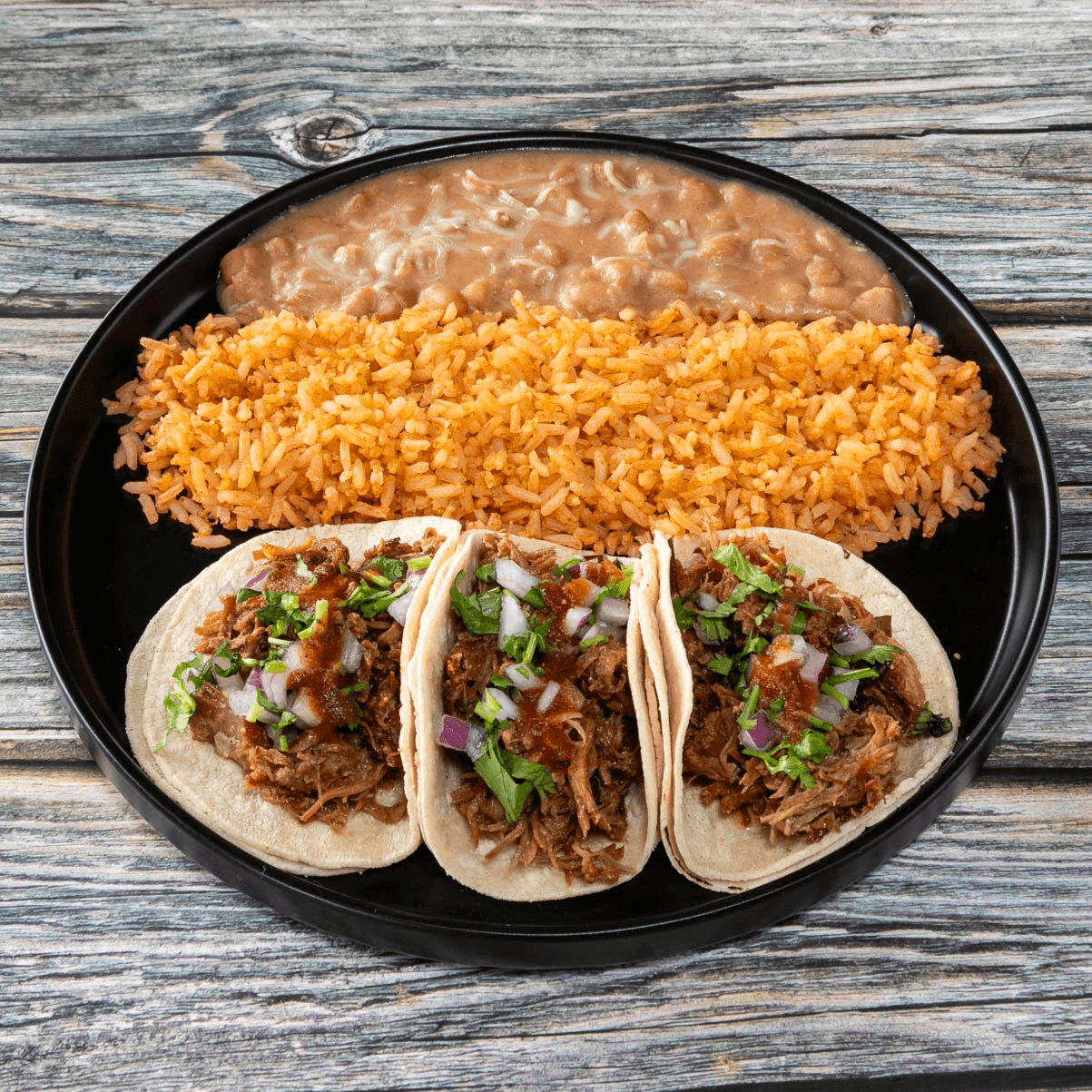 3 Taco Meal - Carnitas.