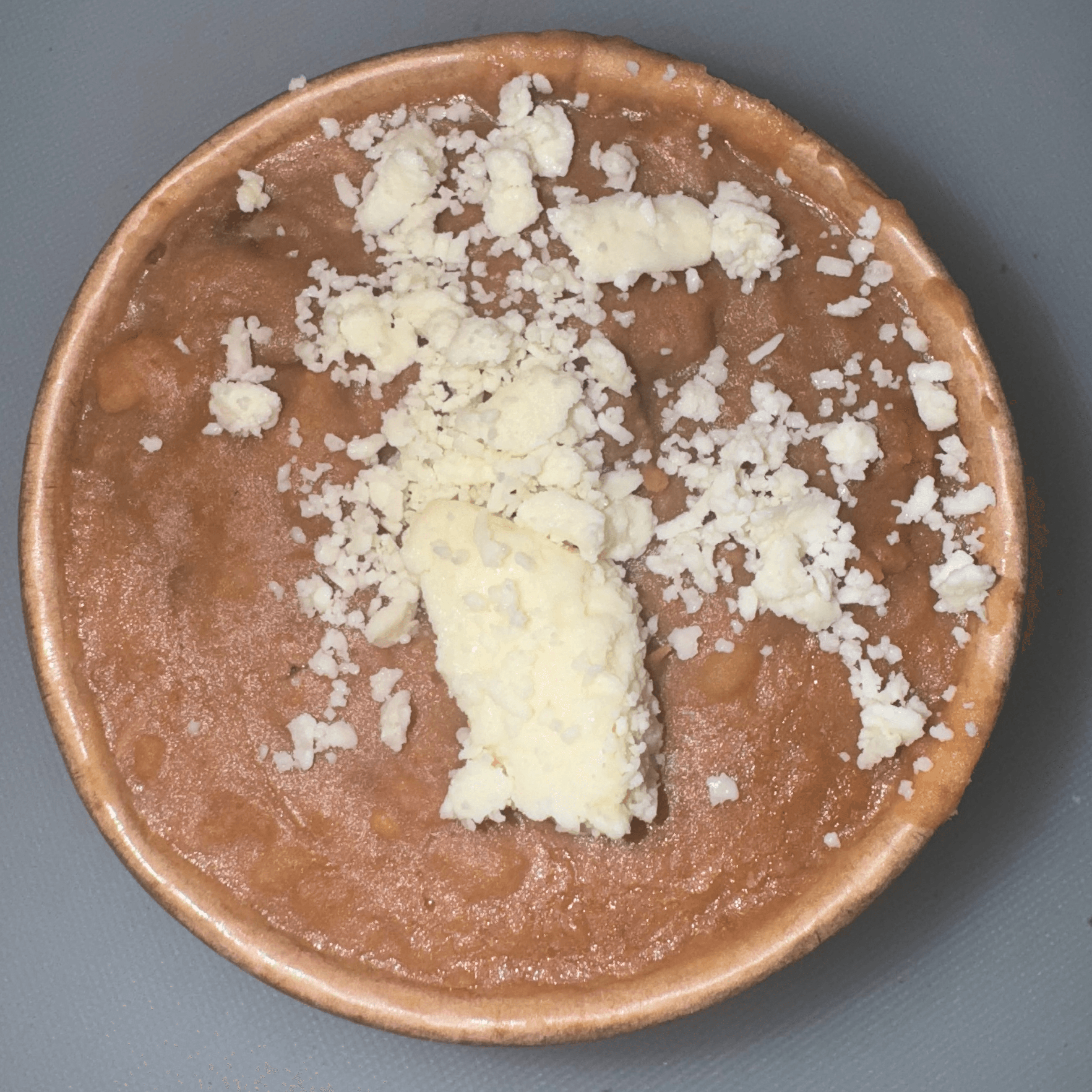 Side of refried beans.