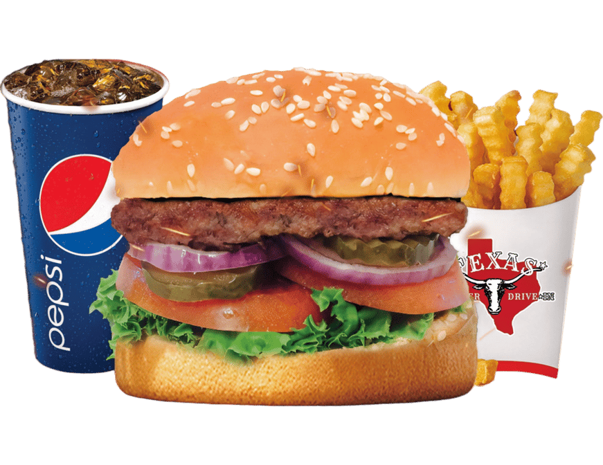 Deluxe Burger Combo.