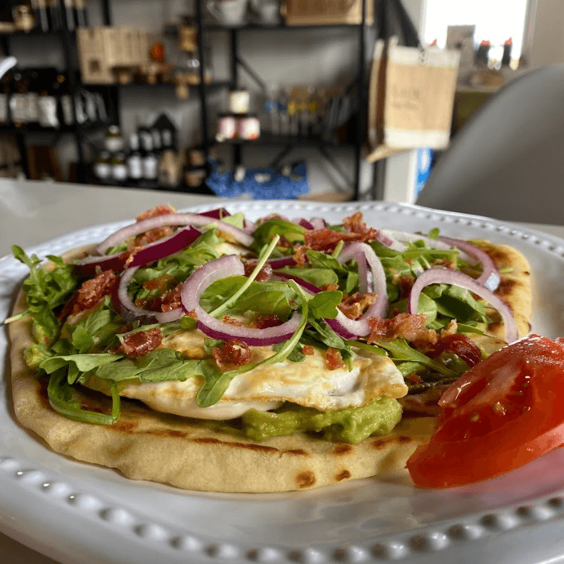 THE KLINE - AVOCADO FLATBREAD.