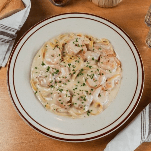 Shrimp Alfredo.
