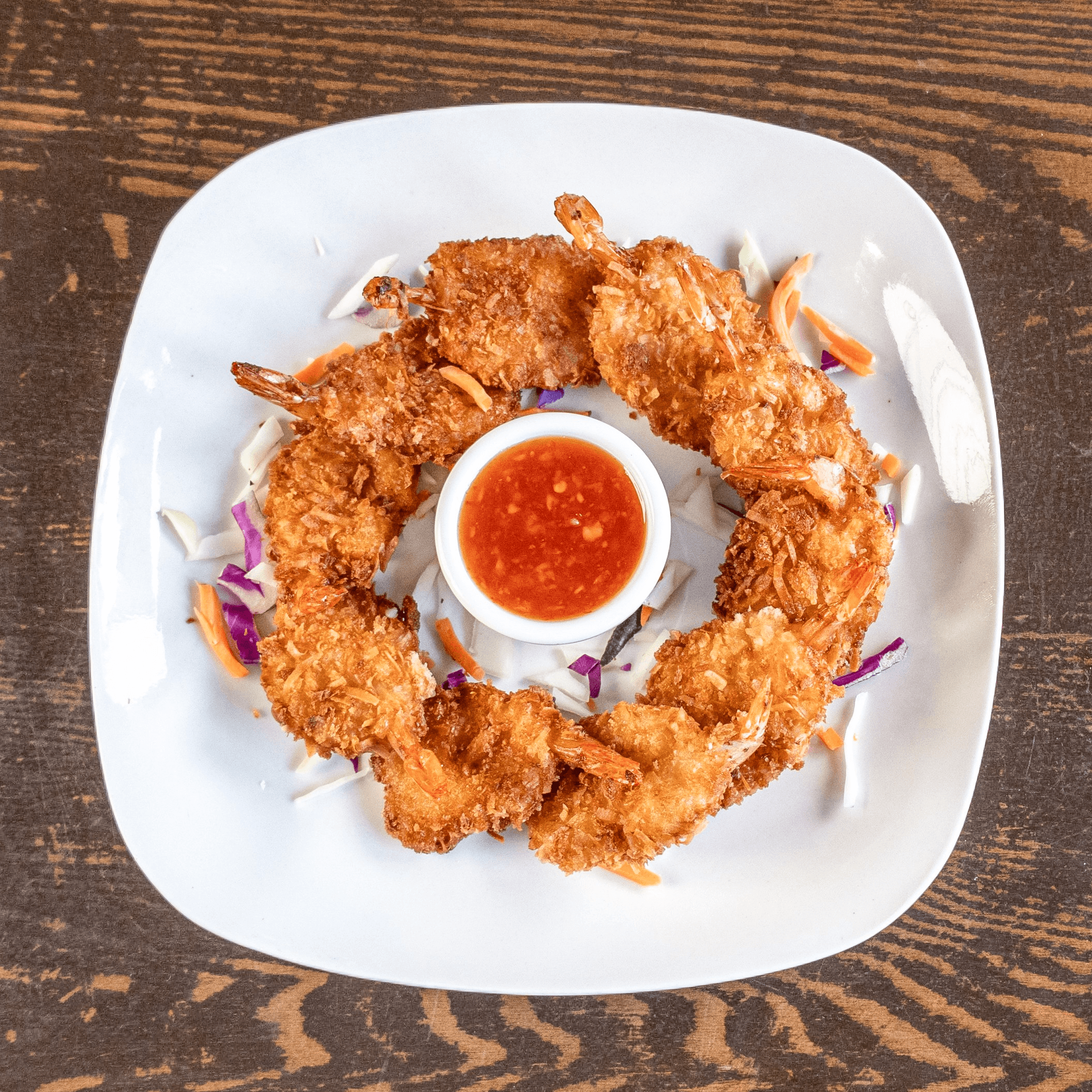 Coconut Fried Shrimp.