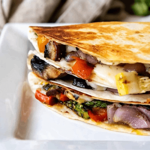 Veggie Quesadilla.
