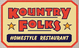 Kountry Folks Homestyle Restaurant