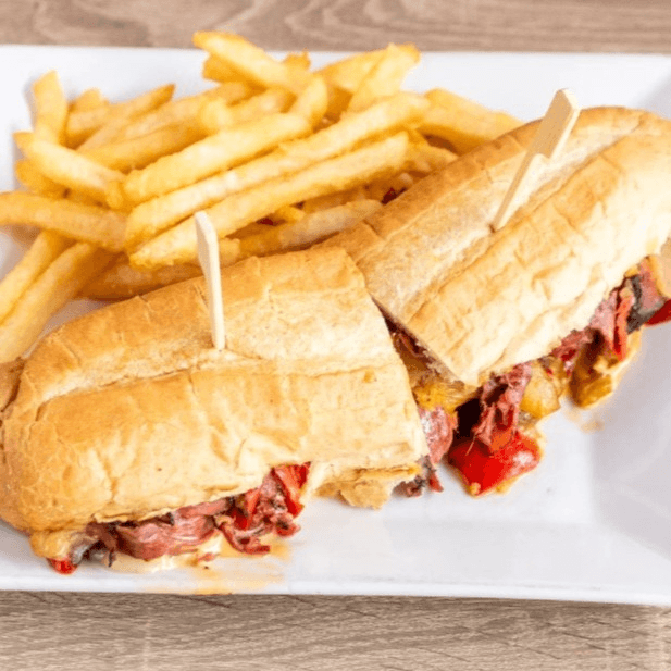 Spicy Pastrami Bomb Sandwich.