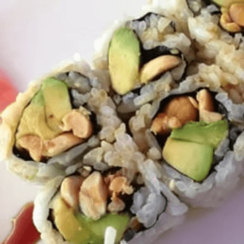 Peanut Avocado Roll.