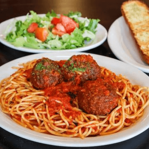 Spaghetti with Meatballs Pasta.