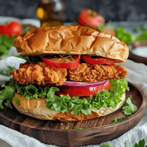 Vegan Fried Chicken Sandwich