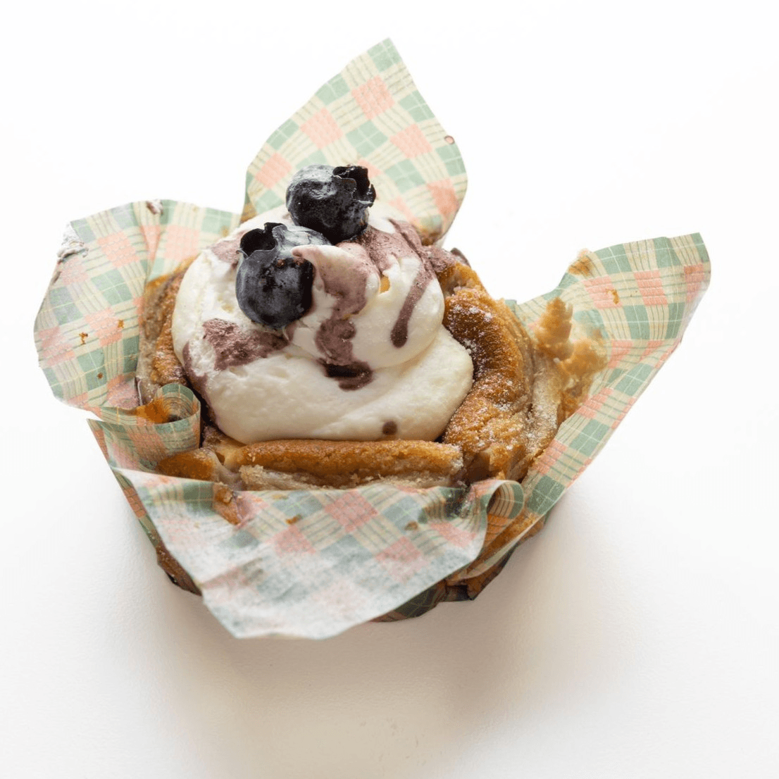 Blueberry Basque Cheesecake.