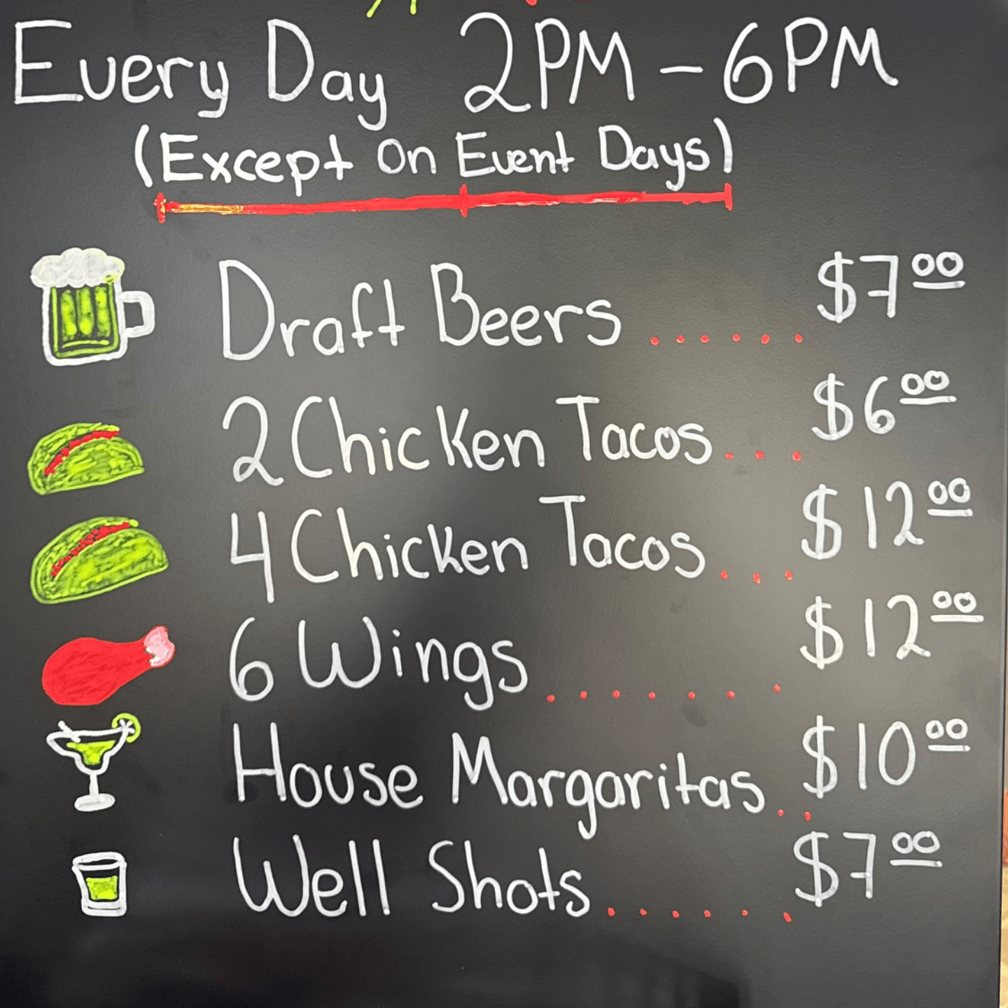 Happy Hour (Dine-in Only)