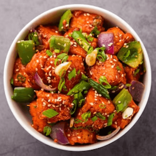 Chilly Paneer (Cottage Cheese).