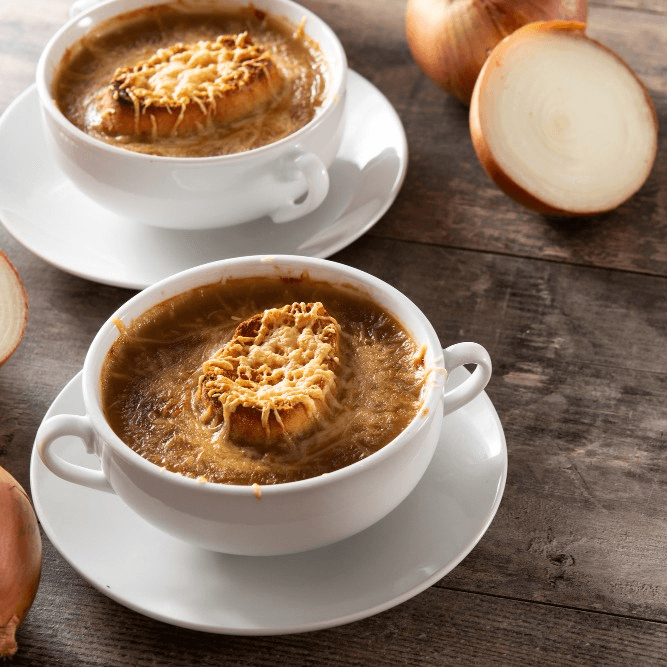 Onion Soup Gratinee.