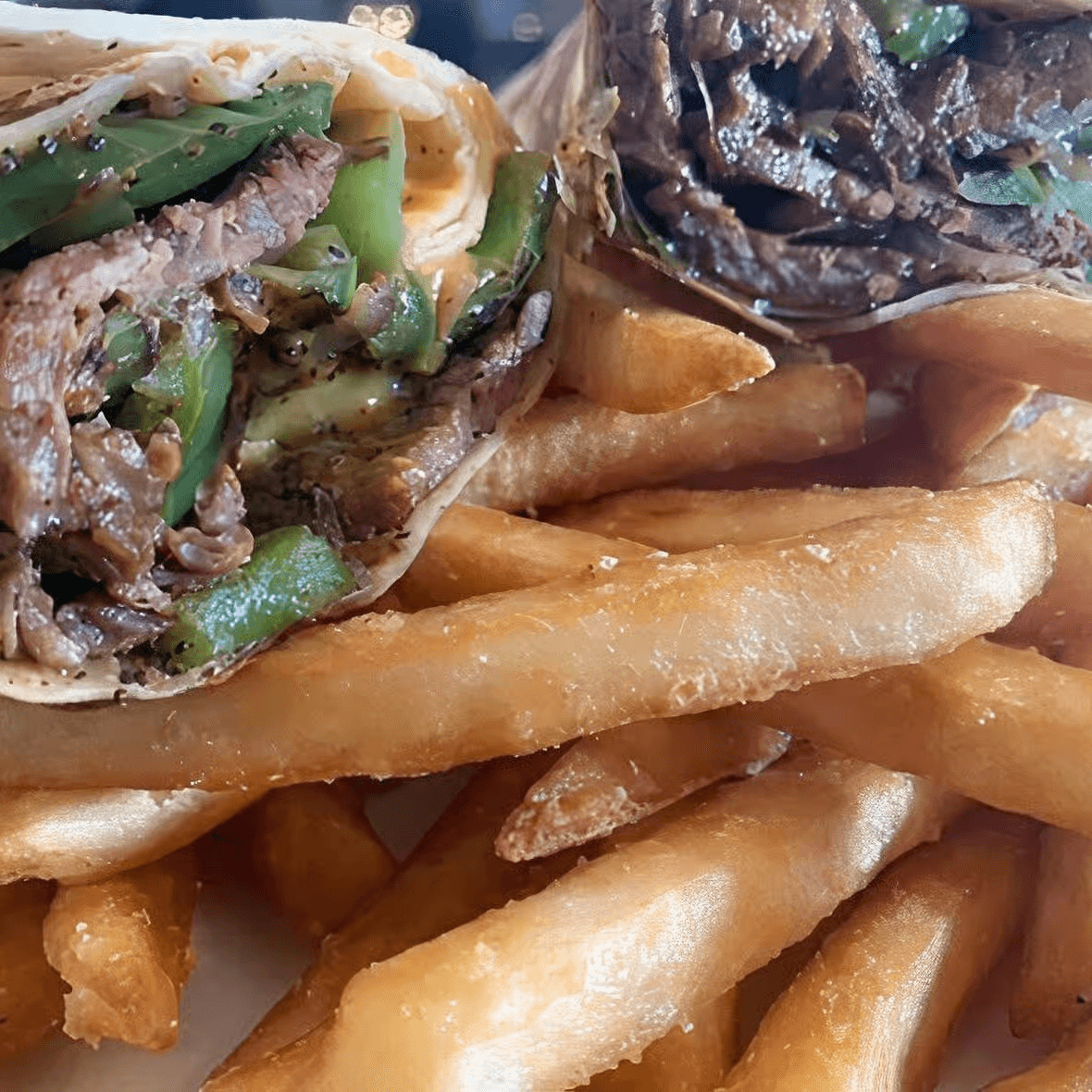 Philly Cheesesteak Wrap.