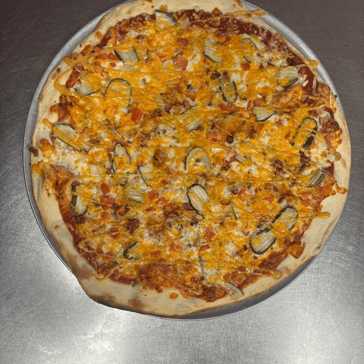 Cheese Burger Pizza.