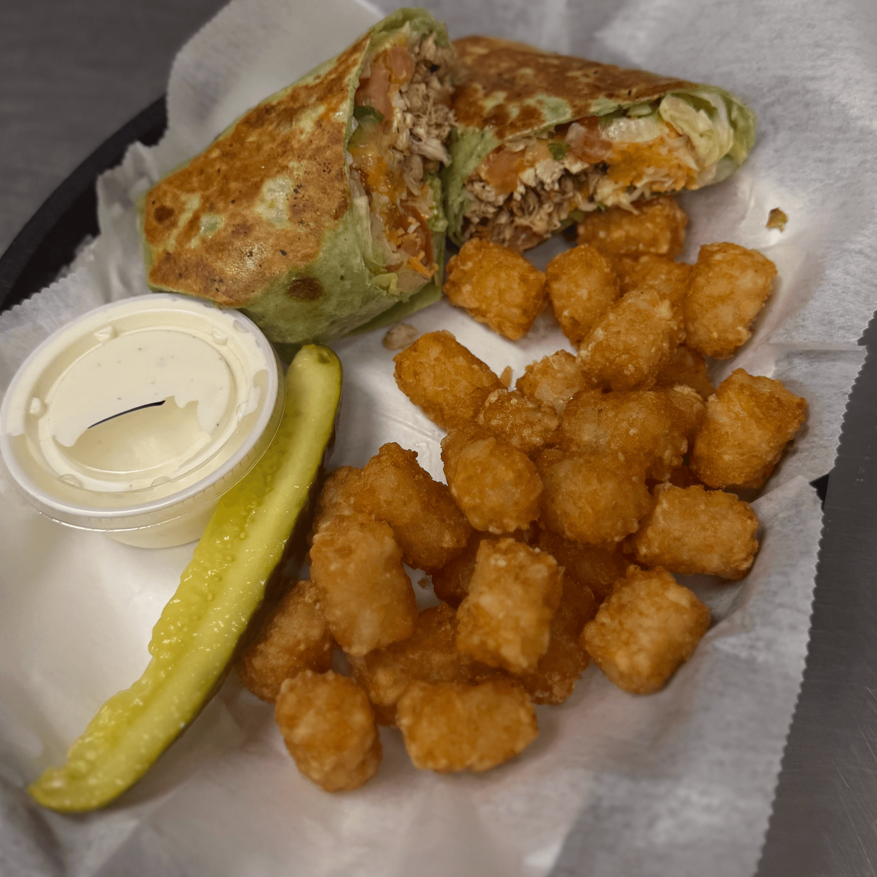 Grilled or Fried Chicken Wrap.