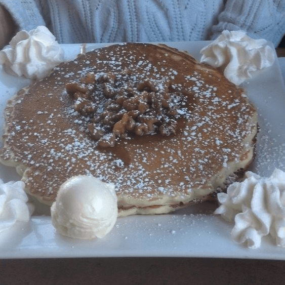 Banana Walnut Pancakes.