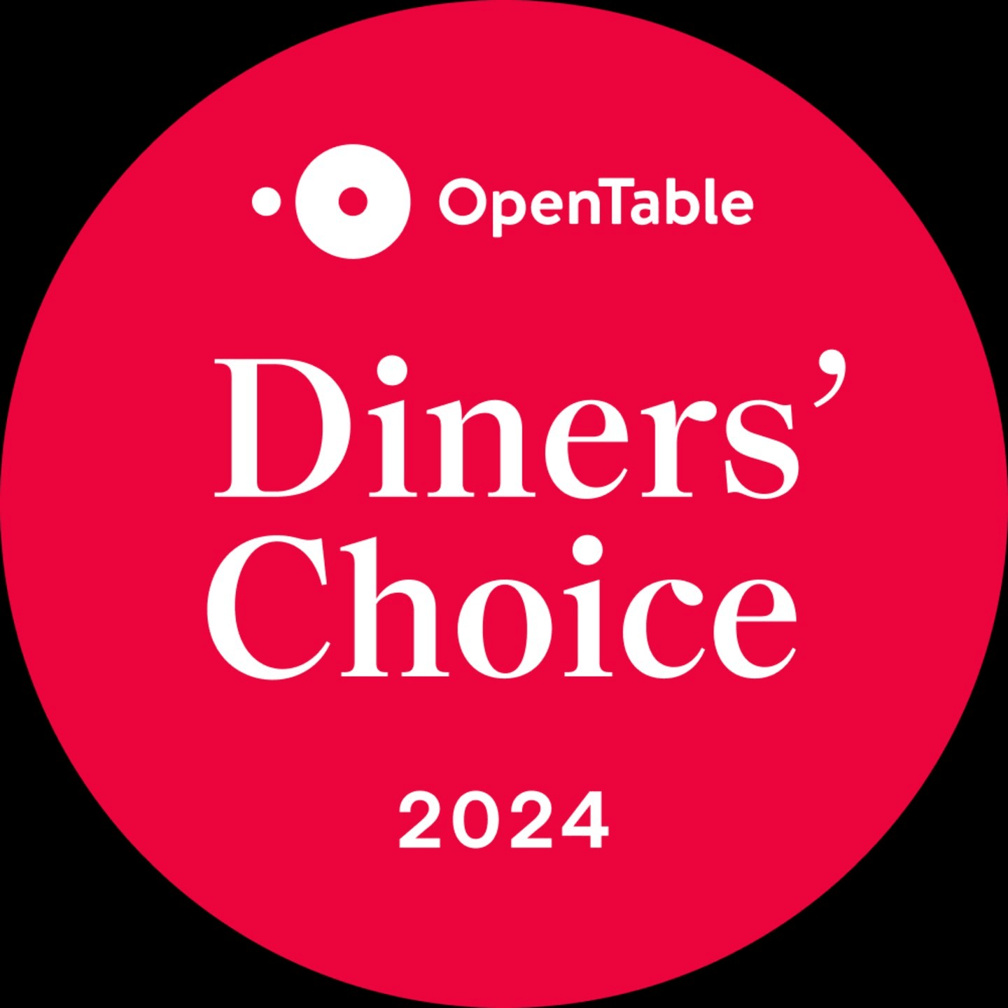 Diner's Choice 2024 Award Winner 🏆