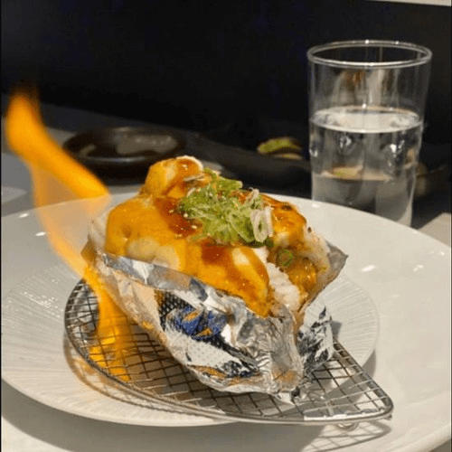 Flaming Volcano Roll