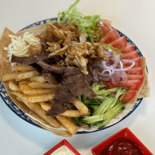 Shawarma Plate / Шаурма На Тарелке.