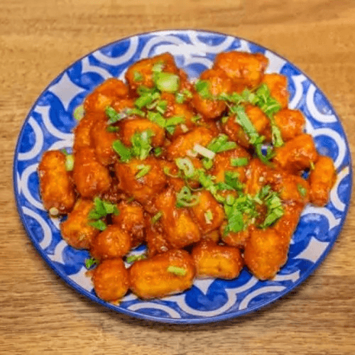 Baby Corn Manchurian.