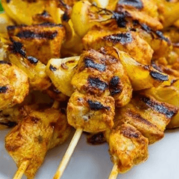 Chicken kebab.