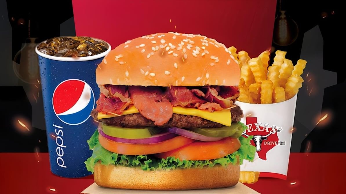 Pastrami Cheeseburger Combo.