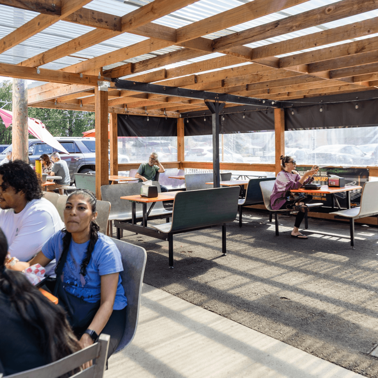 Relax with Outdoor Seating and Dog-Friendly Space