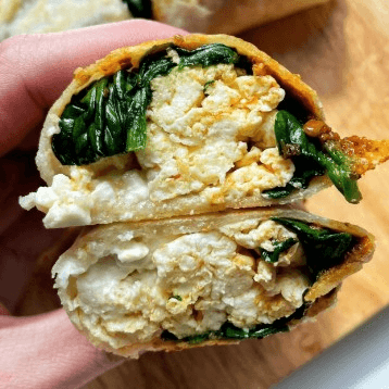 Spinach Feta Wrap.